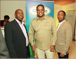 (L to R) Shelton Rose, Business Development Manager - North East Beverages with Andrew Rowe of AR Consulting Services and Gary Williams, Founder & Chairman of Children of Jamaica Outreach Inc.