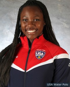 Ashleigh Johnson, Jamaica-American plays on US Water Polo team - Photo by  TeamUSA.org
