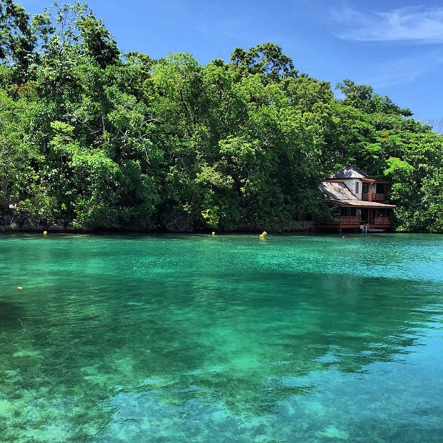 The Blue Lagoon of GoldenEye Jamaica