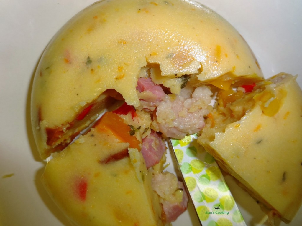 corned pork polenta