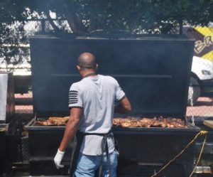 Atlanta Jerk Fest Fans Buying Food 2017