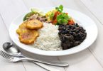 Foods to Try in Cuba tostones Black Bean Rice Pull Pork arroz con frijoles negros