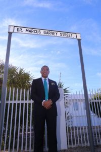 Andrew Holness in Namibia