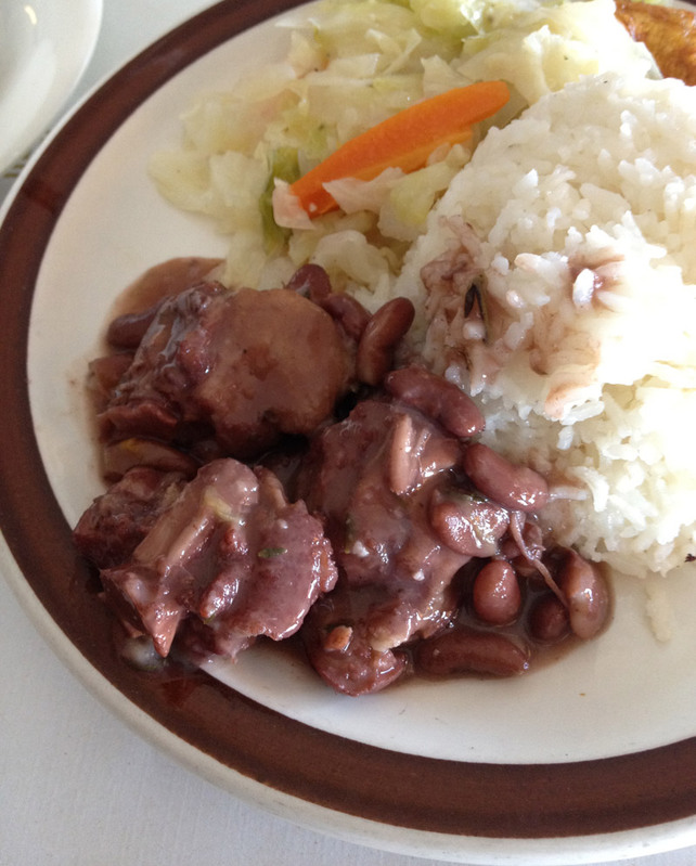 This cooked for about 5 hours! 🫘 #britscookin #redbeansandrice #food, stew peas jamaica