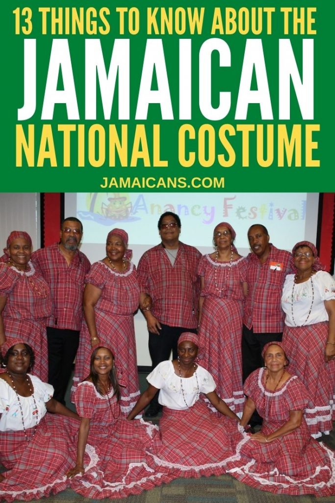 Pin on Jamaican Traditional Bandana Costume Dress