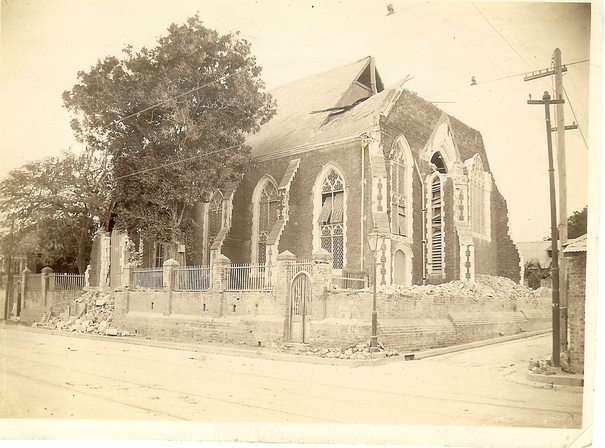 20 Rare Photos of the 1907 Kingston, Jamaica Earthquake at Island Space Caribbean Museum Presbyterian Church- Kingston Jamaica Earthquake 1907