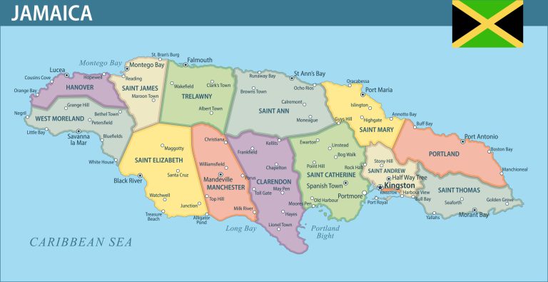 Jamaica Map