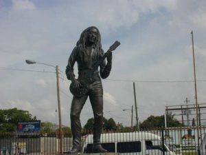 Bob Marley statue Jamaica
