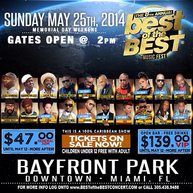 Win 2 Tickets to the The Best of The Best Concert on May 25th, 2014 in Miami