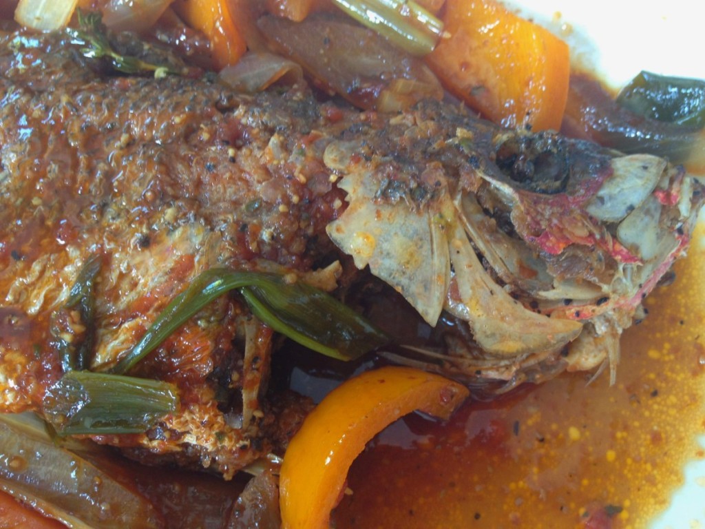 Jamaican Brown Braised Fish Recipe