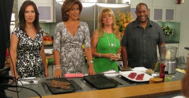 Chef Nigel Spence with Hoda Kotb and Kathie Lee Gifford on the NBC Today Show
