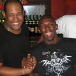 Chef Nigel Spence with Usain Bolt
