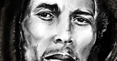 Bob Marley - sketch by Dak Dali