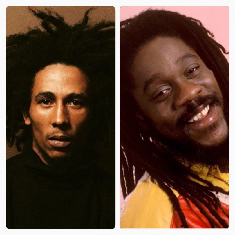 Bob Marley and Dennis Brown