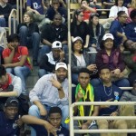 Jamaica College Robotic Team in the stands with family