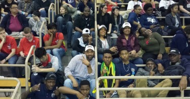 Jamaica College Robotic Team in the stands with family