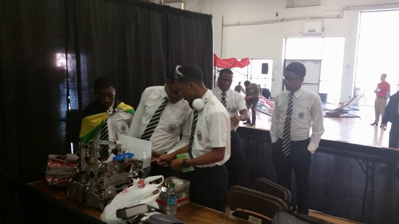 Jamaica College Robotics team in Pennsylvania