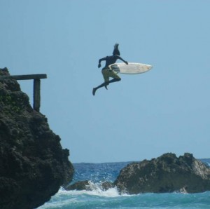 Surfing in Jamaica by Olganims