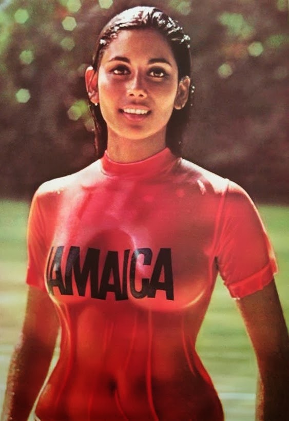 Sintra Arunte-Bronte in the classic Jamaica Tourist Board 1972 poster
