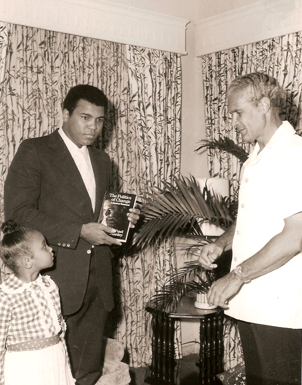 Muhammad Ali and Michael Manley
