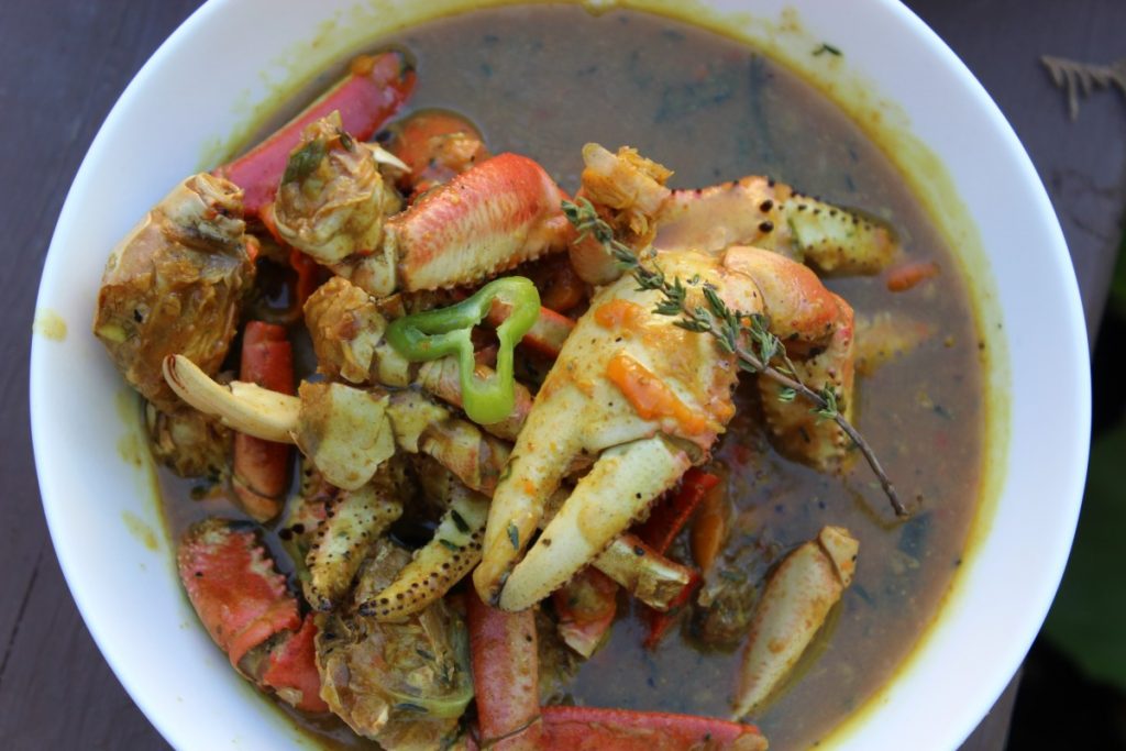 Chef Cunnys Spicy Curry Coconut Crab Recipe Jamaicans And Jamaica 2703