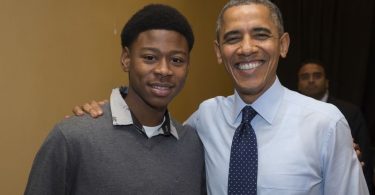 Jamaican Radcliffe Saddler Introduced President Obama