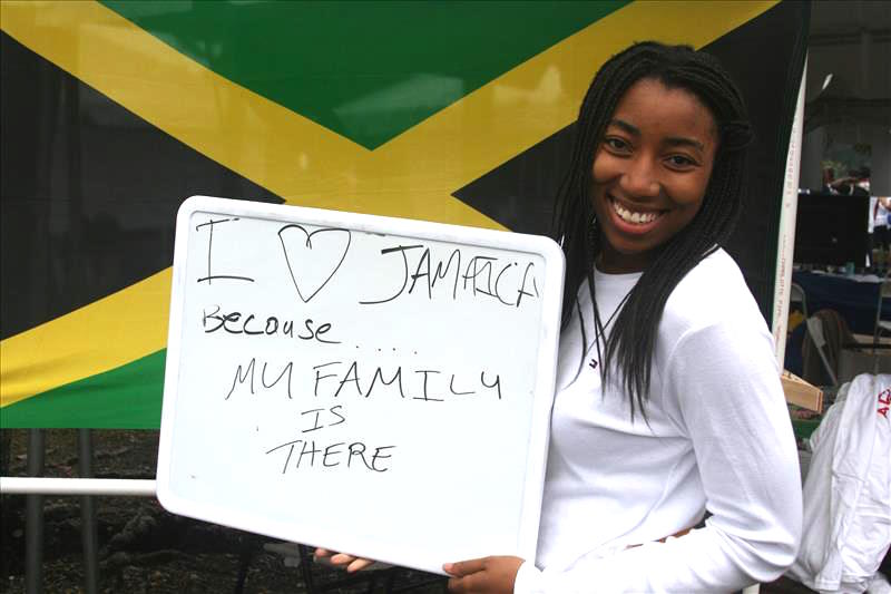 my family is there -smile-jamaica