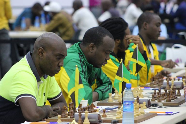 The Jamaican Men's chess team
