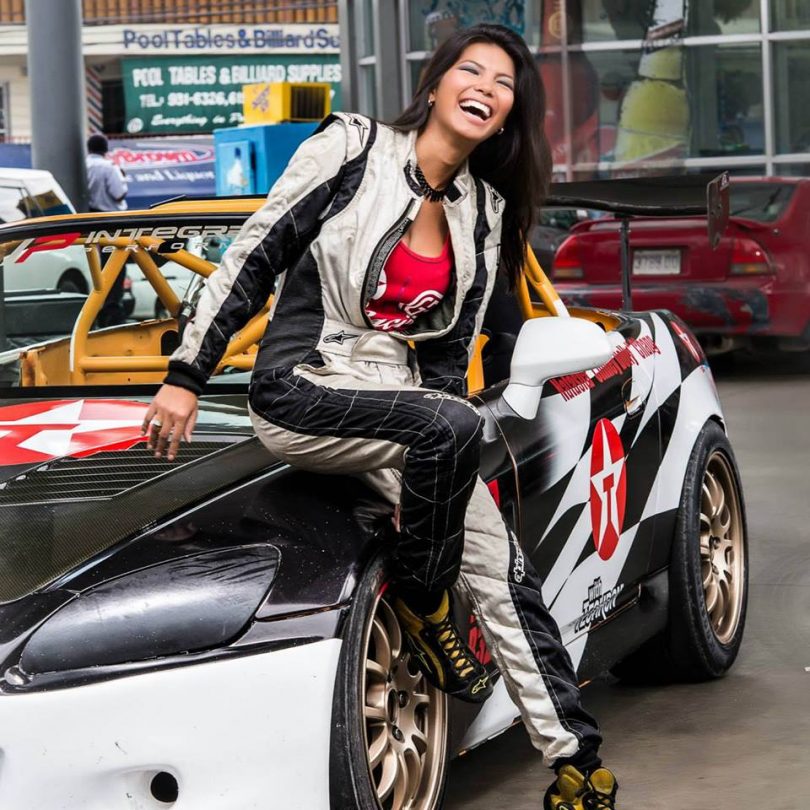 Jamaican Natasha Chang to Most Beautiful Race Car Drivers List