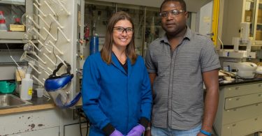 Jamaican scientist Dr Gavin Jones with his IBM research colleague Jeannette Garcia