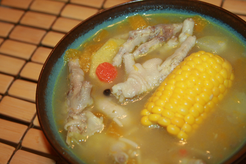 Jamaican chicken foot soup