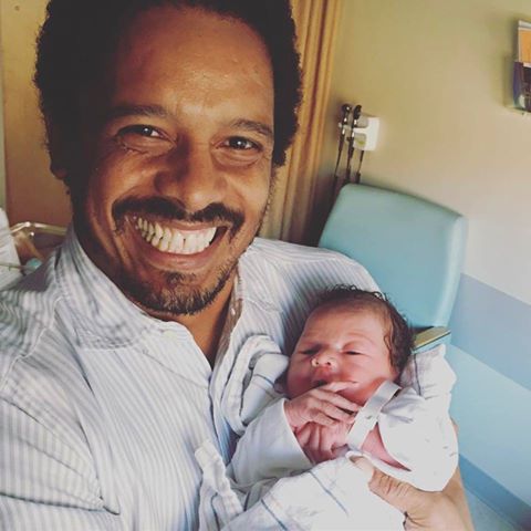 Rohan Marley with baby Zephaniah Nesta Marley
