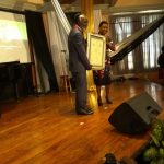 ANTHEA McGIBBON PHOTOS: Musgrave Medals Awards Ceremony held at the Lecture Hall, Institute of Jamaica on May 25th, 2017. Mr Frederick 'Freddie' McGregor collects his award from Hon Minister Olivia 'Babsy' Grange.