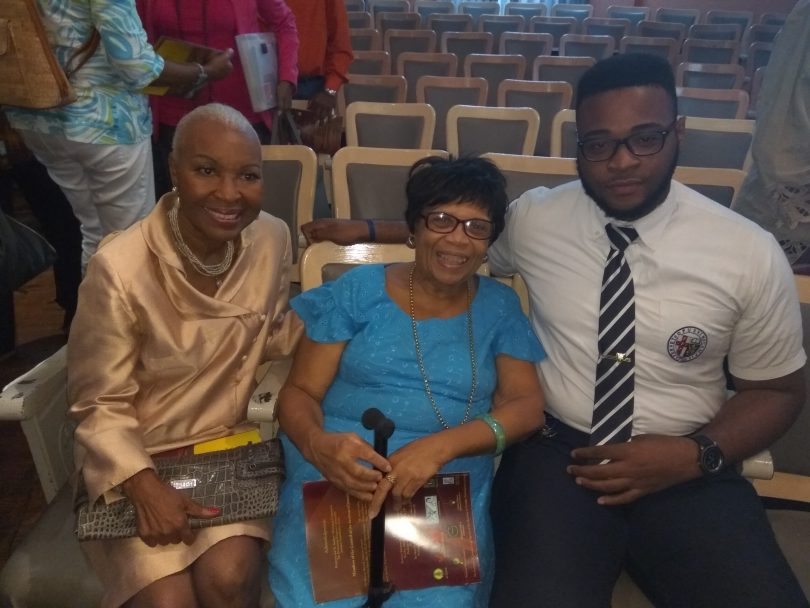 ANTHEA McGIBBON PHOTOS: Musgrave Medals Awards Ceremony held at the Lecture Hall, Institute of Jamaica on May 25th, 2017. Performer Myrna Hague Bradshaw PhD., Marjorie Whylie and Jamaica College representative.