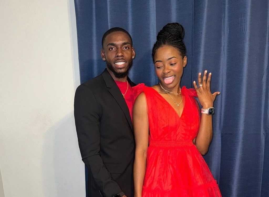 Jamaican Champion Runner Sean Bailey Announces Engagement to Denae Mcfarlane