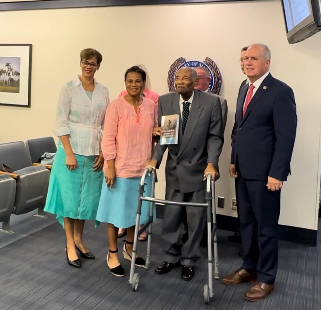 103-Year-Old World War II Veteran John McHugh Honored by the Martin County Board of Commissioners in Florida