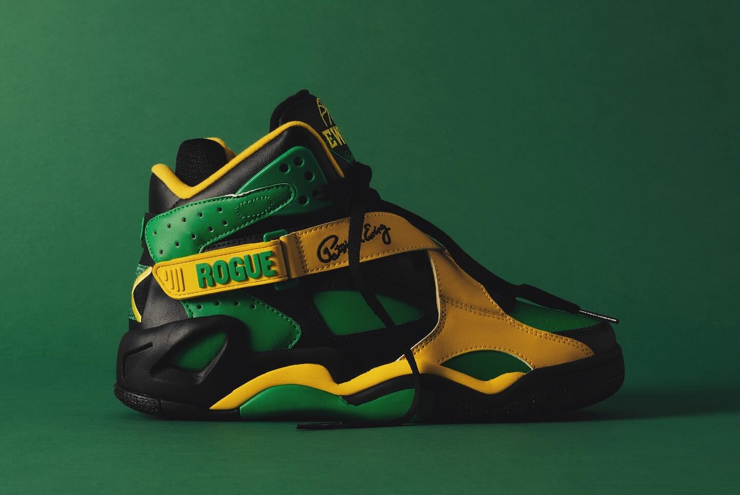 Jamaican-American Basketball Hall of Famer Patrick Ewing Drops These Hot Jamaica-Themed Sneakers
