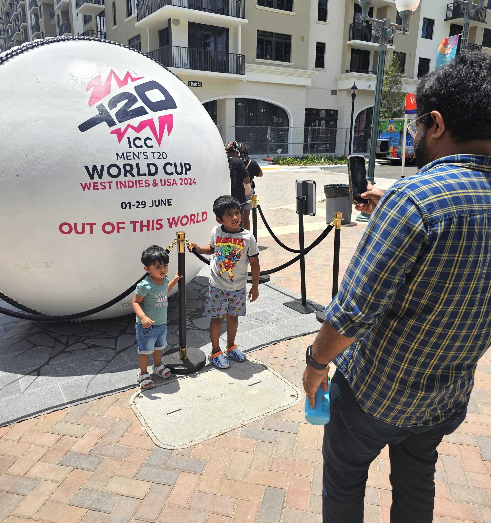 South Florida Catches ‘Cricket Fever’ after Giant Replica Ball Rolls