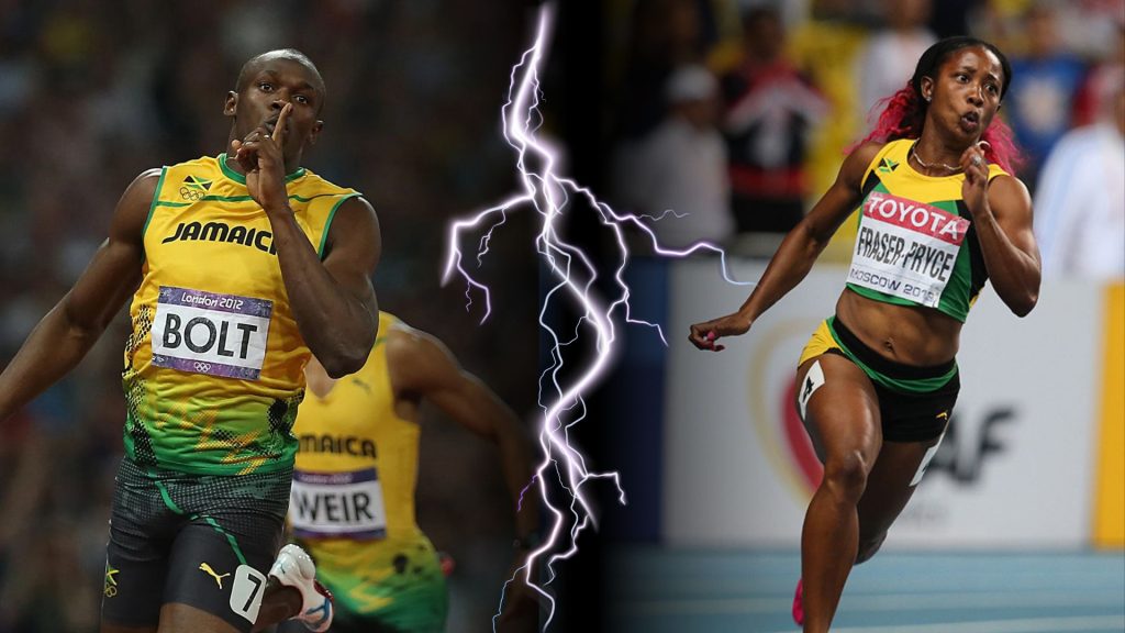 Usain Bolt and Shelly-Ann Fraser Price