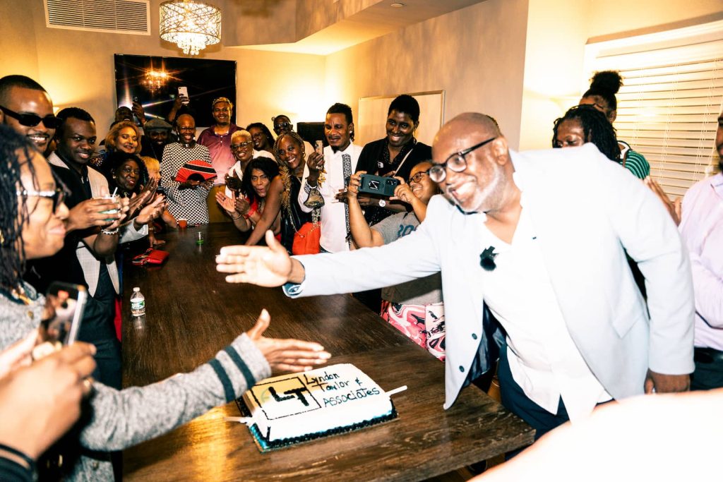 Lyndon Taylor celebrates successful launch of PR agency