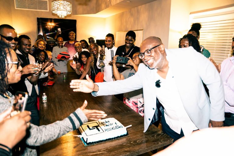 Lyndon Taylor celebrates successful launch of PR agency