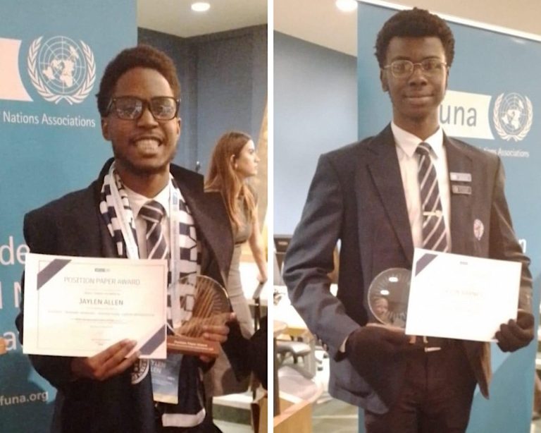 Jamaican Students Wins Diplomacy Awards at UN Conference in New York