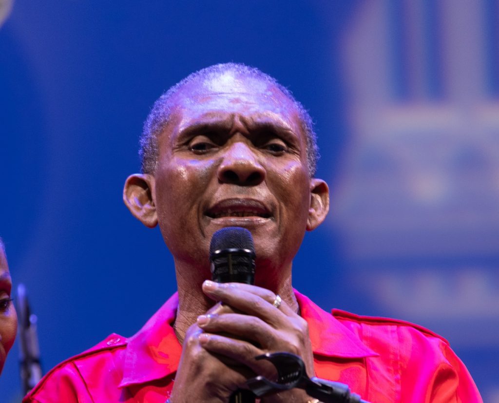 Ken Boothe on stage at Rythms of Africa South Florida Miramar