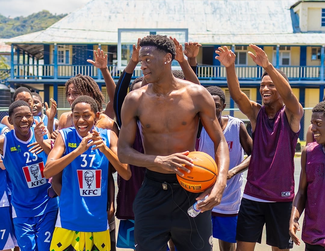 Jamaican American Basketball Star AJ Dybantsa NBA Jamaica - 2
