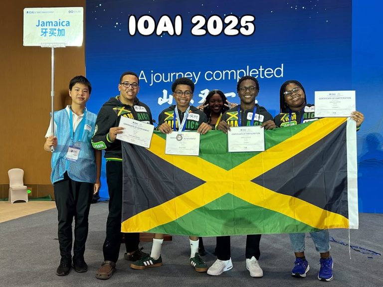 Jamaican High School Students Shine at International Olympiad in Artificial Intelligence in China