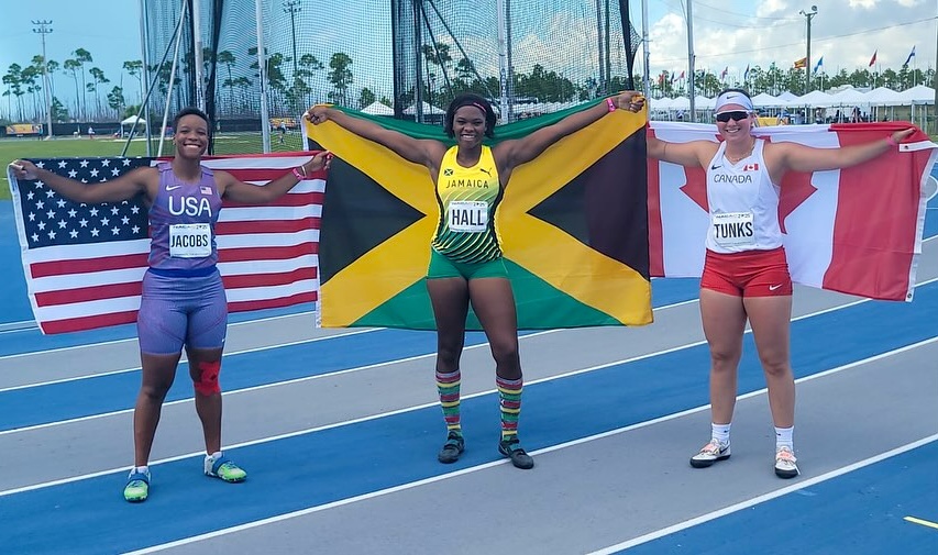 Team Jamaica Makes History with Record Medal Haul at NACAC 2025 - Jamaican discus thrower Samantha Hall 2