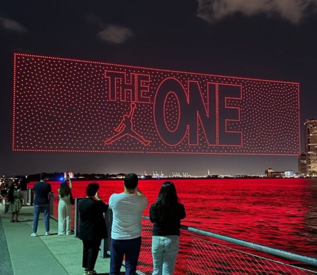 The Jamaican Led Drone Show That Transformed the New York City Skyline for Jordan Brand