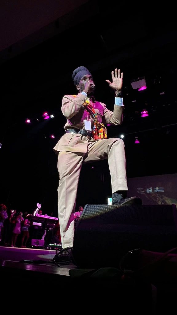Legendary Jamaican Artist Sizzla performing - 1