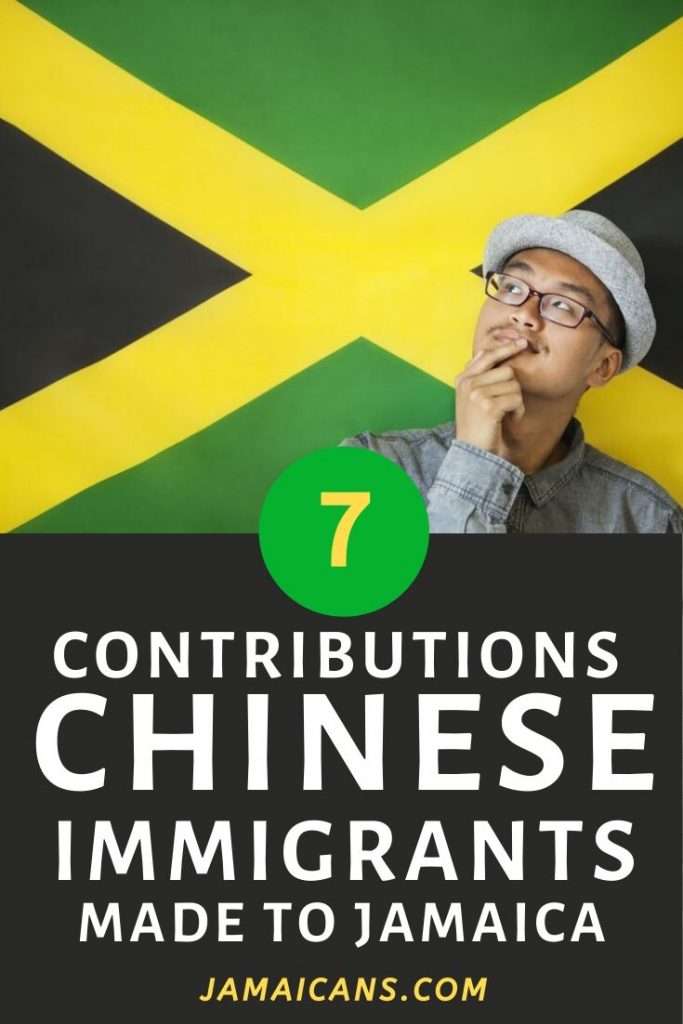 7 Contributions Made by Chinese Immigrants to Jamaica pin
