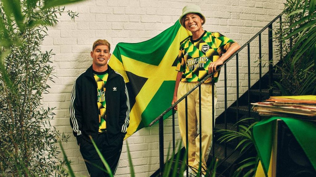 adidas and Arsenal celebrate Jamaican supporters with a bold new